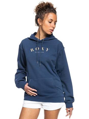 Roxy Surf Stoked Women's Hoodies Indigo | SG_LW2186