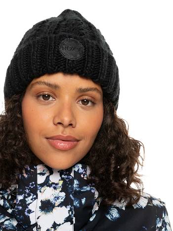 Roxy Tram Women's Beanies Black | SG_LW3601