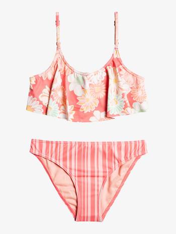 Roxy Vintage Mood Story Flutter Kids' Swim Rose | SG_LW7579