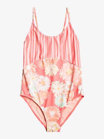 Roxy Vintage Mood Story Kids' Swim Rose | SG_LW3731