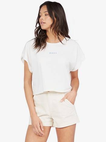 Roxy Vintage Photo Women's T-Shirt White | SG_LW4935