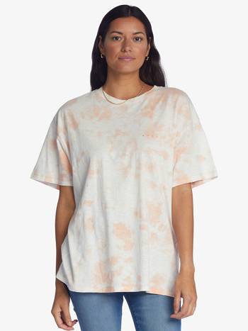 Roxy Vintage Sunny Day Oversized Women's T-Shirt Coral | SG_LW7110