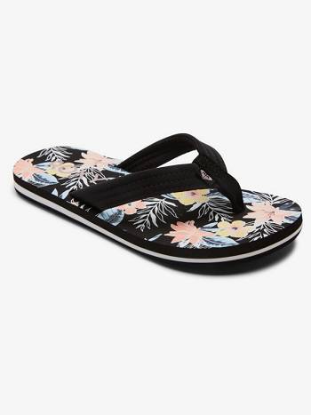 Roxy Vista Loreto Kids' Sandals Black Multicolor | SG_LW4743