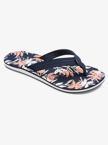 Roxy Vista Loreto Women's Flip Flops Red / White / Blue | SG_LW9624