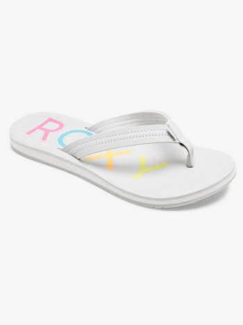 Roxy Vista Women's Flip Flops Light Grey | SG_LW2182