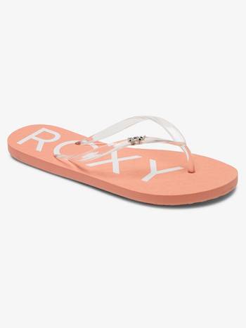 Roxy Viva Jelly Women's Flip Flops Coral | SG_LW4123