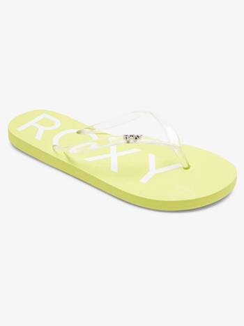 Roxy Viva Jelly Women's Flip Flops yellow | SG_LW3448