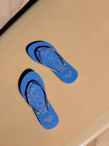 Roxy Viva Sparkle Kids' Sandals Blue | SG_LW3435