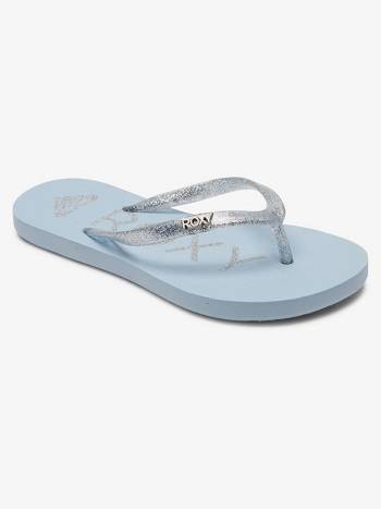 Roxy Viva Sparkle Kids' Sandals Light blue | SG_LW9225