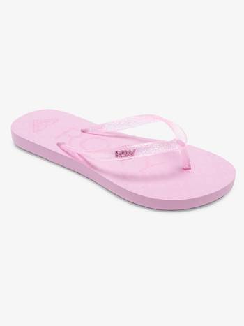 Roxy Viva Sparkle Kids' Sandals purple | SG_LW4356