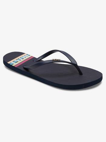 Roxy Viva Stamp Women's Sandals Navy | SG_LW6521