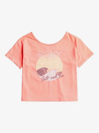 Roxy We Cant Stop Kids' Tops pink flower | SG_LW8772