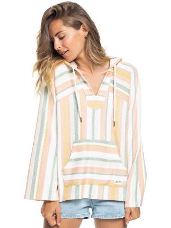 Roxy Wild And Free Women's Loungewear Orange Stripes | SG_LW4169